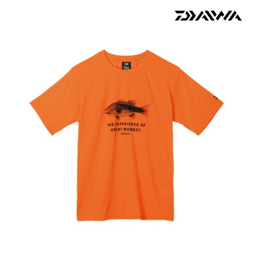 한국다이와 DE-6622 오렌지그래픽 티셔츠